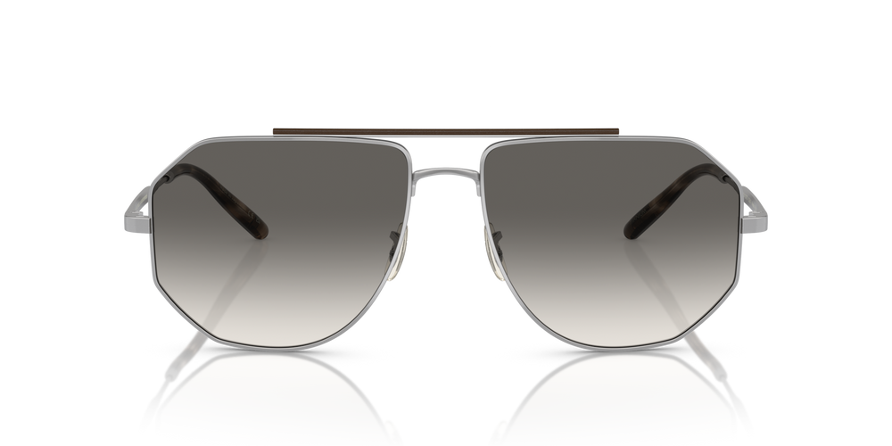 Oliver Peoples Moraldo con montatura Argento e lenti  Grigio - immagine 2