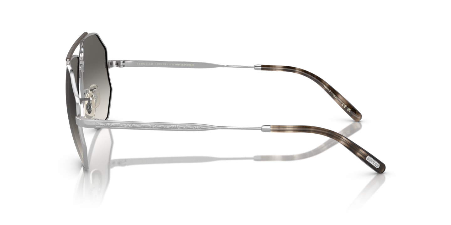 Oliver Peoples Moraldo con montatura Argento e lenti  Grigio - Immagine Filigrane