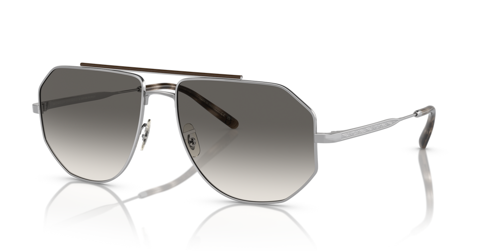 Oliver Peoples Moraldo con montura Plateado y lentes Gris - imagen 2