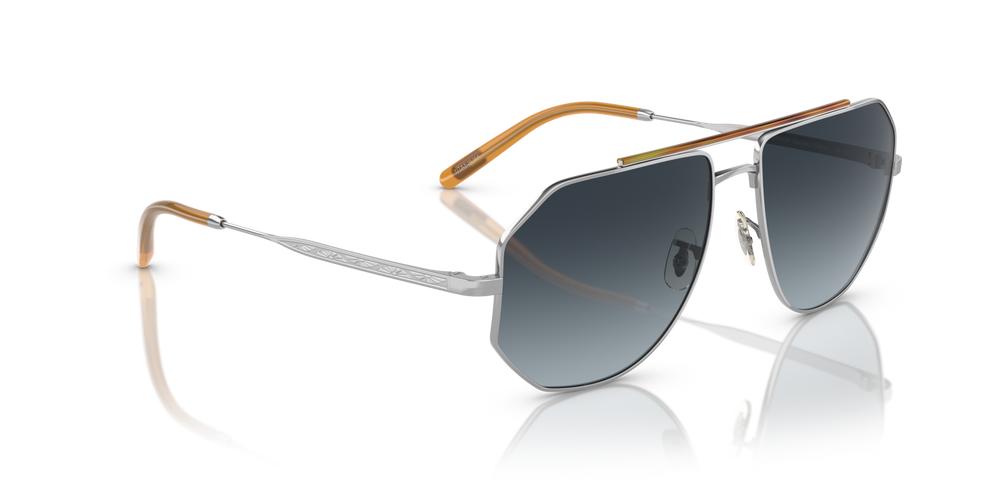 Oliver Peoples Moraldo con montatura Argento e lenti  Blu - immagine 3