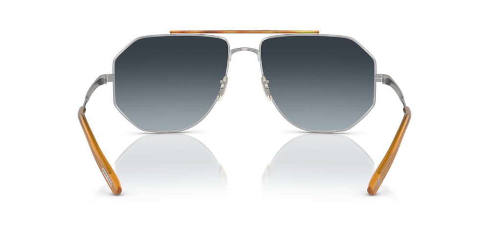 Oliver Peoples Moraldo con montura Plateado y lentes Azul - imagen 5