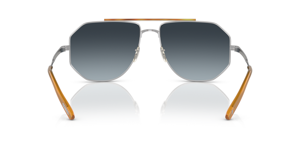 Oliver Peoples Moraldo con montatura Argento e lenti  Blu - immagine 5