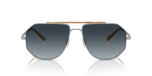 Oliver Peoples Moraldo con montura Plateado y lentes Azul - imagen 2