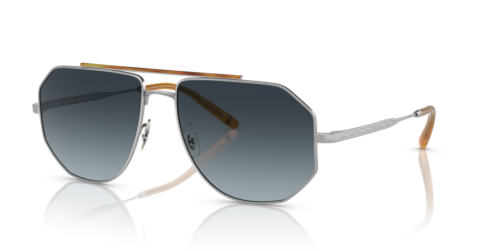 Oliver Peoples Moraldo with Silver frame and Blue lenses - image 5
