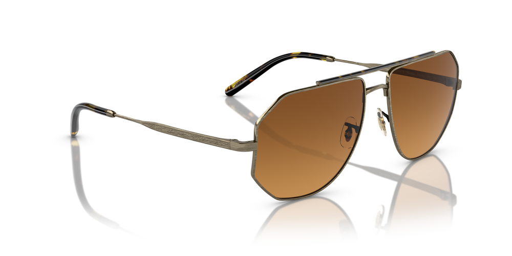 Oliver Peoples Moraldo with Antique Gold frame and Brown lenses - Image 3