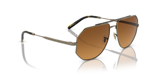 Oliver Peoples Moraldo with Antique Gold frame and Brown lenses - image 3