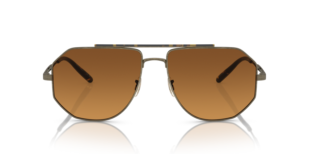 Oliver Peoples Moraldo with Antique Gold frame and Brown lenses - image 2