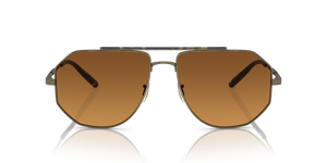 Oliver Peoples Moraldo con montatura Oro Antico e lenti  Marrone - immagine 2