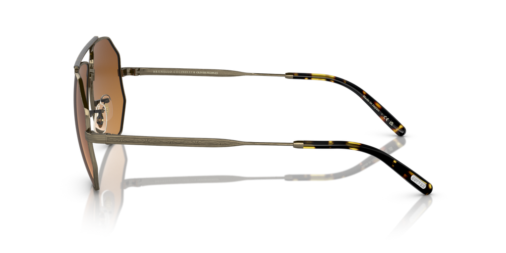 Oliver Peoples Moraldo with Antique Gold frame and Brown lenses - image 4