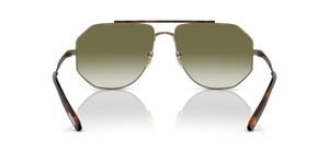 Oliver Peoples Moraldo con montatura Oro Antico e lenti  Verde - immagine 5