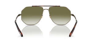Oliver Peoples Moraldo con montatura Oro Antico e lenti  Verde - L'immagine 5