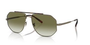 Oliver Peoples Moraldo con montatura Oro Antico e lenti  Verde - L'immagine 1