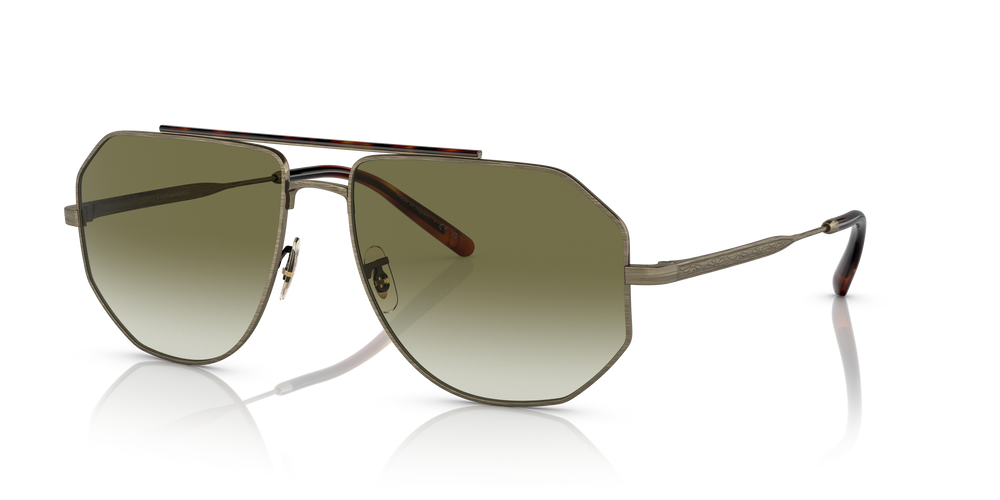 Oliver Peoples Moraldo with Antique Gold frame and Green lenses - Image 2