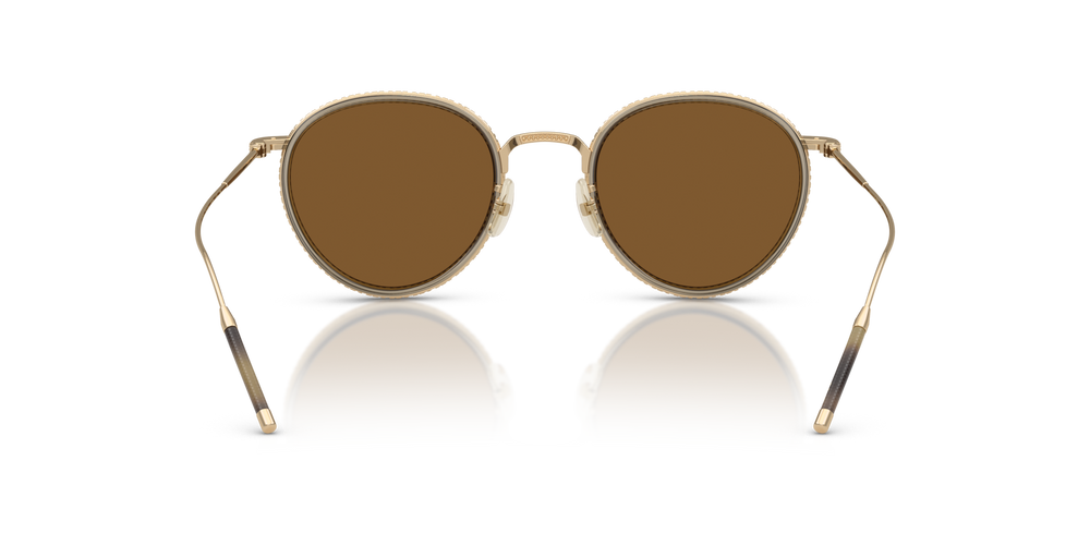 Oliver Peoples TK-8 Sun Gold Plated with 18k Gold Plated frame and Brown lenses - image 5