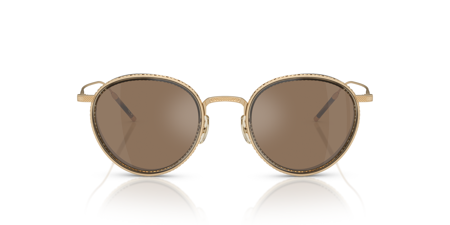 Oliver Peoples TK-8 Sun Gold Plated with 18k Gold Plated frame and