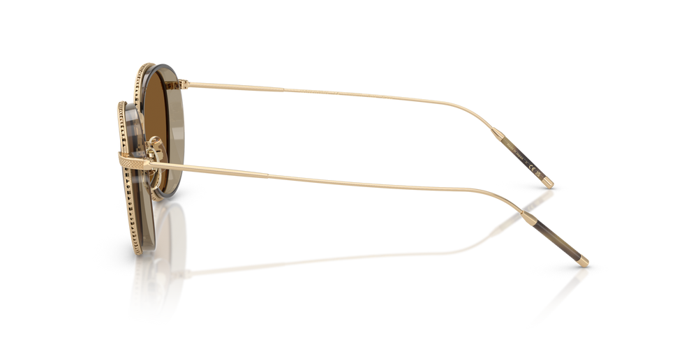 Oliver Peoples TK-8 Sun Gold Plated with 18k Gold Plated frame and Brown lenses - image 4