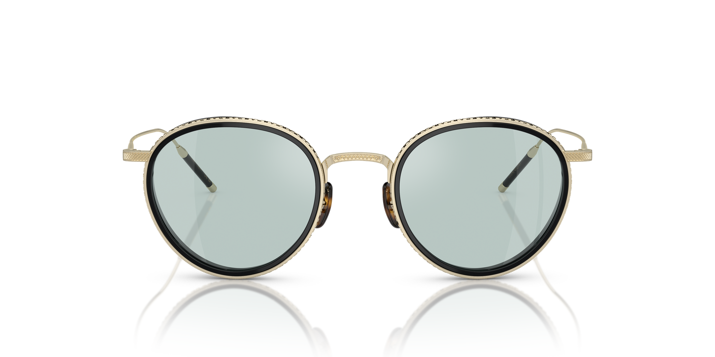 Oliver Peoples TK-8 avec monture Or/Noir - Image Matériau