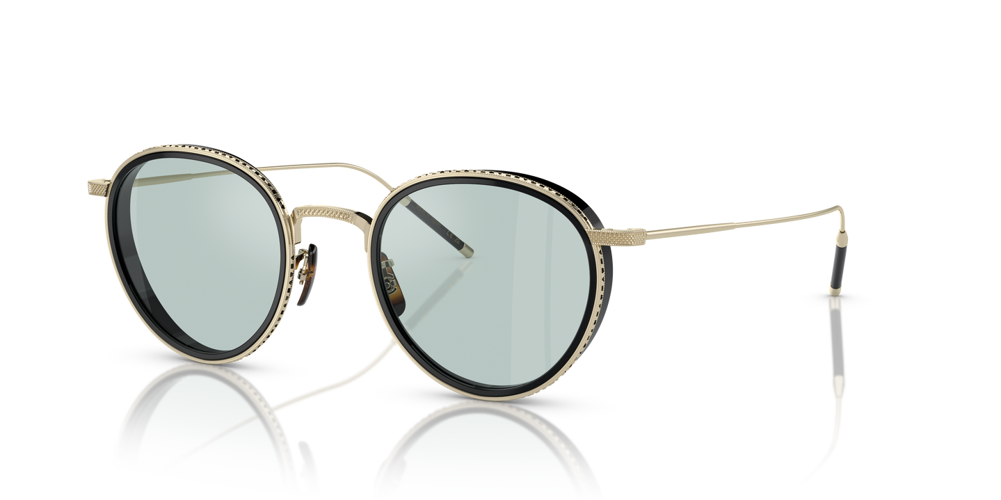 Oliver Peoples TK-8 avec monture Or/Noir - Image Embouts de branche