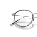 Oliver Peoples TK-8 avec monture Silver/Workman Grey - Variant
