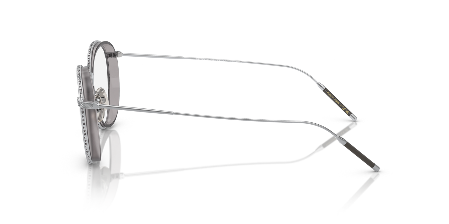 Oliver Peoples TK-8 avec monture Silver/Workman Grey - Image Cercle