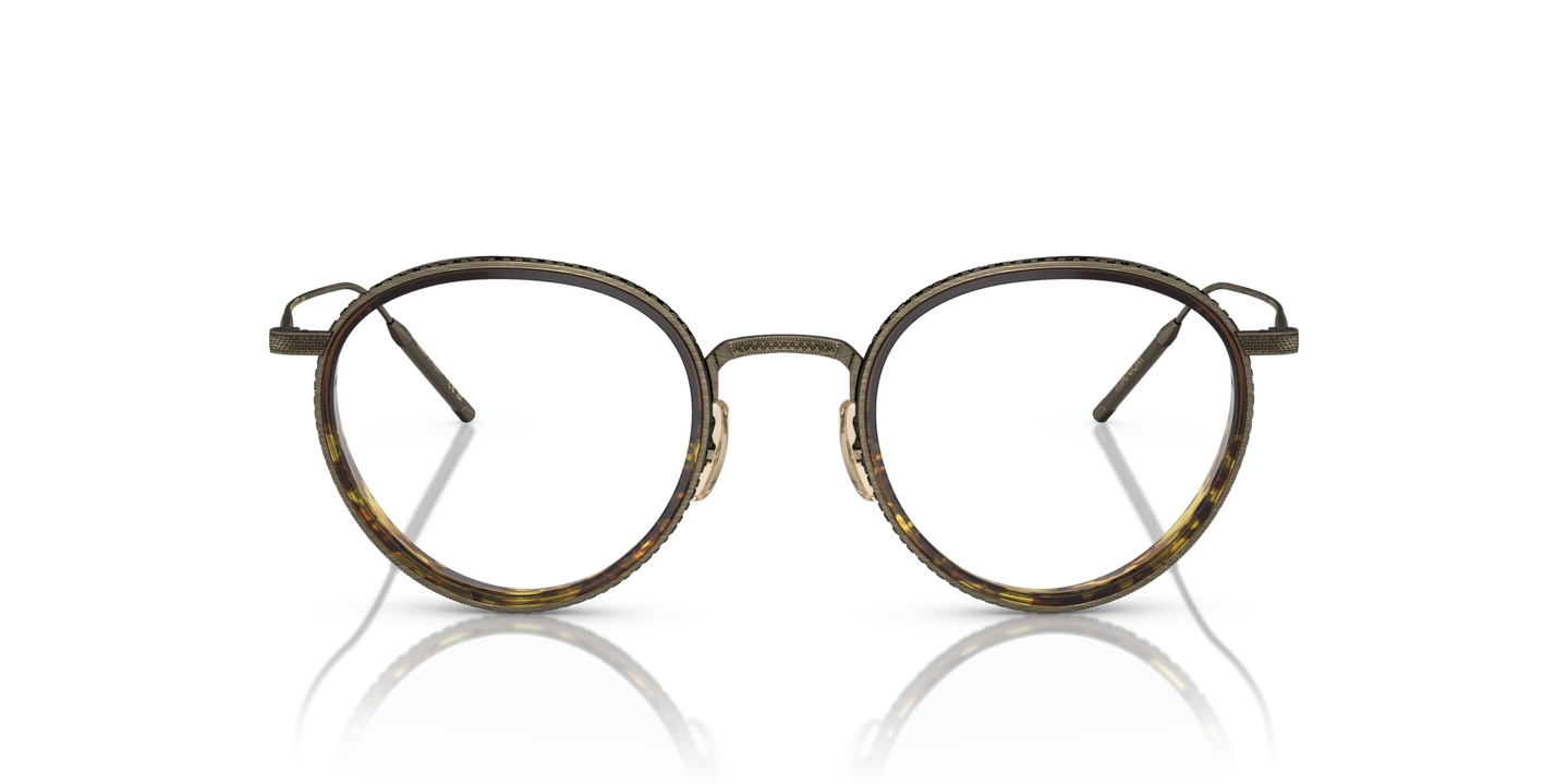 Oliver Peoples TK-8 with Antique Gold/Espresso/382 Gradient frame - Image Material