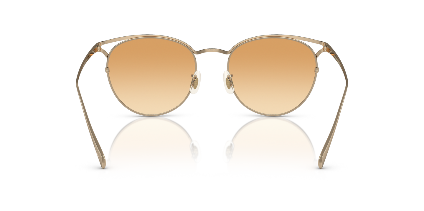 Oliver Peoples Aviara with Brushed Gold frame - Image Nosepads