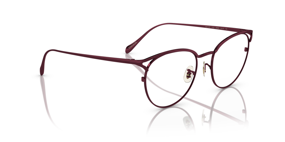 Oliver Peoples Aviara con montatura Borgogna spazzolato - L'immagine 3