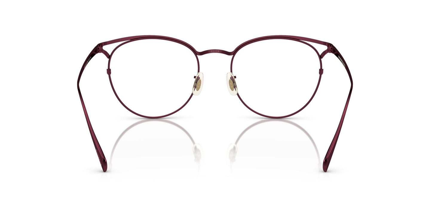 Oliver Peoples Aviara with Brushed Burgundy frame - Image Nosepads