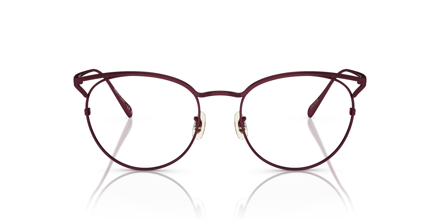 Oliver Peoples Aviara with Brushed Burgundy frame - Image Material