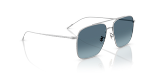 Oliver Peoples Dresner with Silver frame and Blue lenses - image 3
