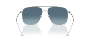 Oliver Peoples Dresner with Silver frame and Blue lenses - image 5