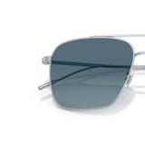 Oliver Peoples Dresner with Silver frame and Blue lenses - Variant
