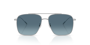 Oliver Peoples Dresner with Silver frame and Blue lenses - image 2