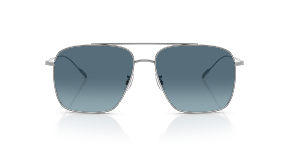 Oliver Peoples Dresner avec une monture Argent et des verres Bleu - L'image 2