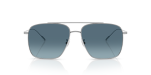 Oliver Peoples Dresner avec une monture Argent et des verres Bleu - L'image 2