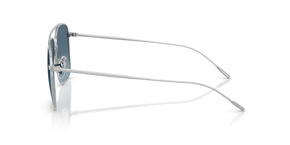 Oliver Peoples Dresner avec une monture Argent et des verres Bleu - L'image 4
