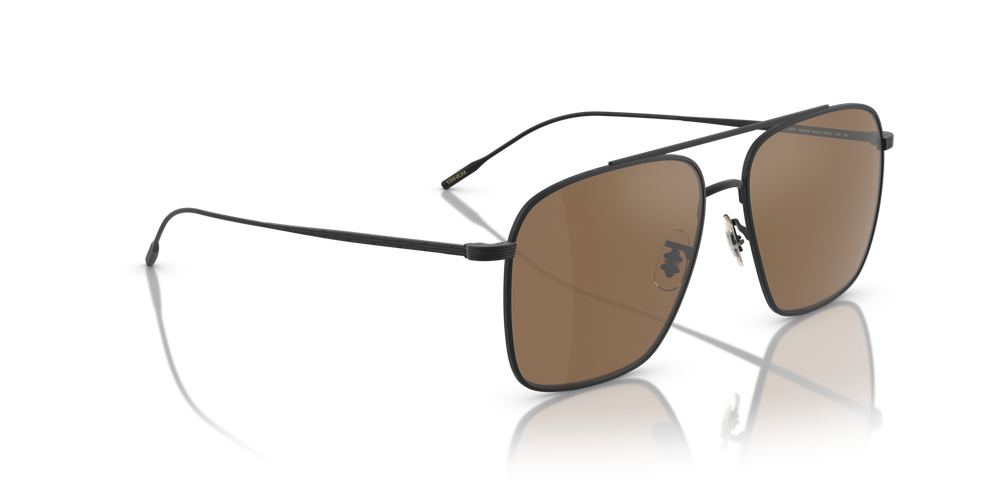 Oliver Peoples Dresner with Matte Black frame and Brown lenses - image 3