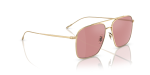 Sie Oliver Peoples Dresner mit Gold Gestell und Violett Gläsern - bild 3