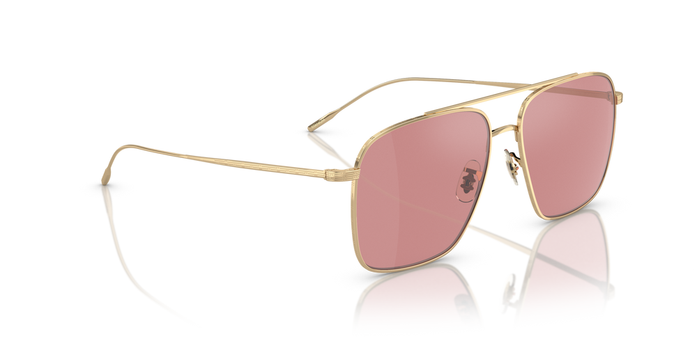 Oliver Peoples Dresner with Gold frame and Violet lenses - image 3