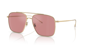 Oliver Peoples Dresner with Gold frame and Violet lenses - image 1