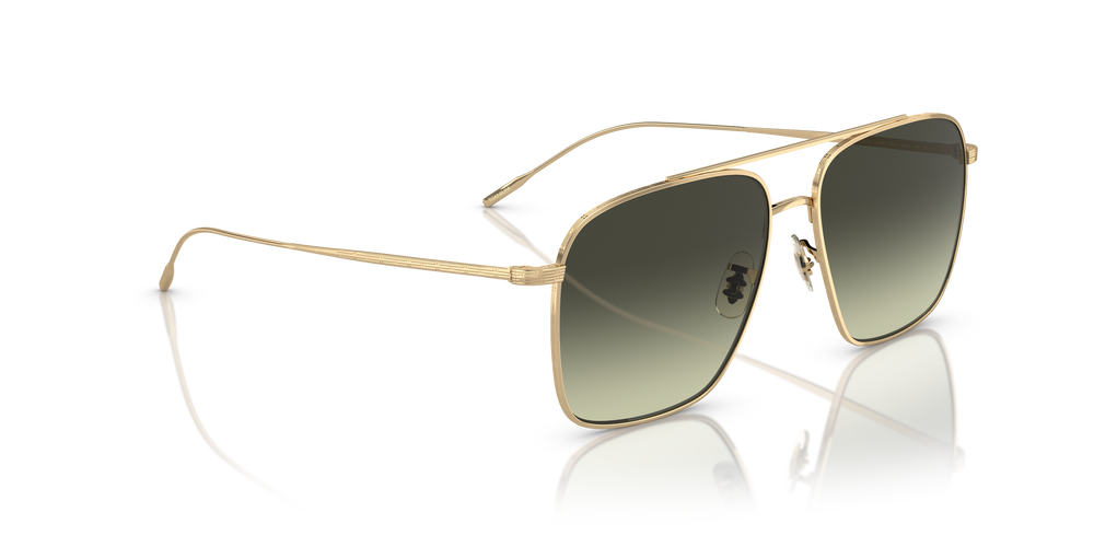 Oliver Peoples Dresner with Gold frame and Green lenses - Image 3