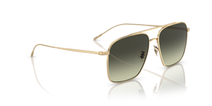 Sie Oliver Peoples Dresner mit Gold Gestell und Grün Gläsern - bild 3