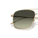 Oliver Peoples Dresner with Gold frame and Green lenses - Variant