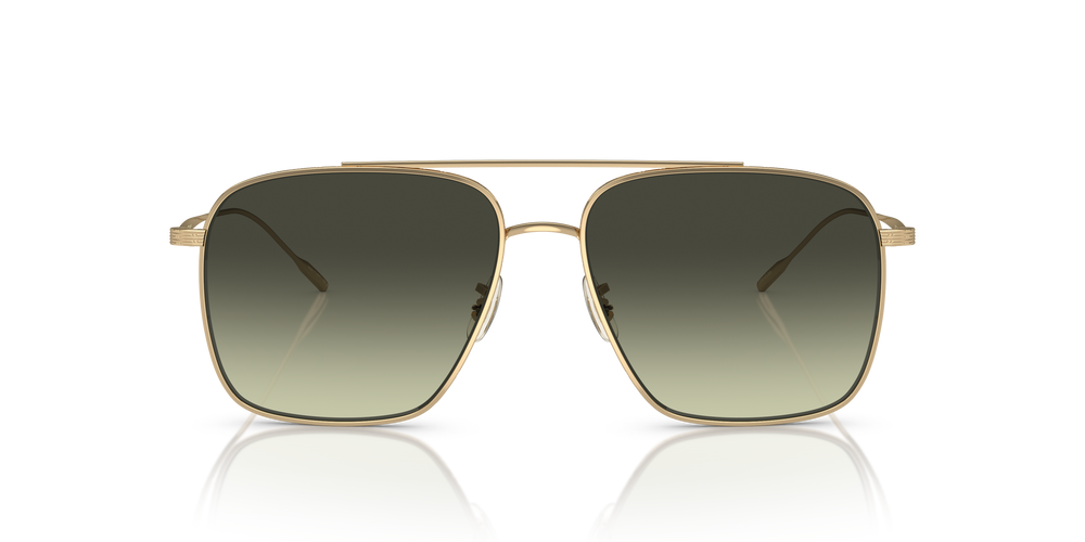 Oliver Peoples Dresner with Gold frame and Green lenses - Image 2