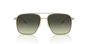 Oliver Peoples Dresner with Gold frame and Green lenses - Image 2