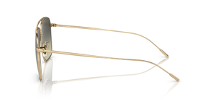 Oliver Peoples Dresner with Gold frame and Green lenses - Image 4