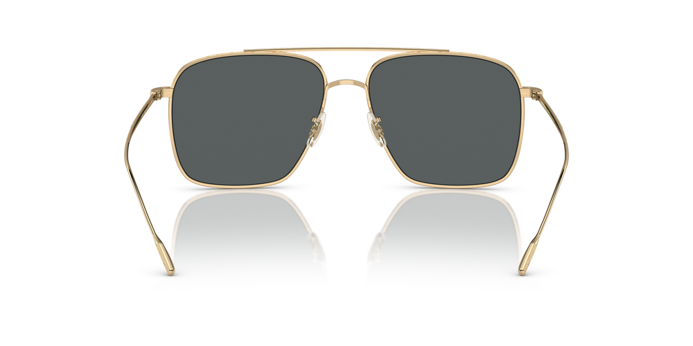 Oliver Peoples Dresner avec une monture Or et des verres Gris - L'image 5