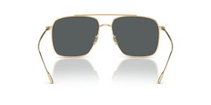 Oliver Peoples Dresner avec une monture Or et des verres Gris - L'image 5