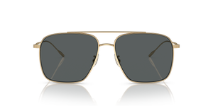 Oliver Peoples Dresner avec une monture Or et des verres Gris - L'image 2