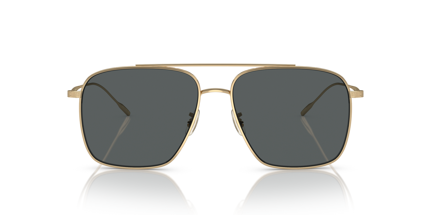 Oliver Peoples Dresner with Gold frame and Grey lenses - Image Material